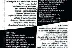 "Alors, ça a été?" verso