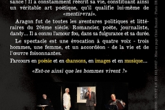 "Aragon ou le Mentir Vrai" verso